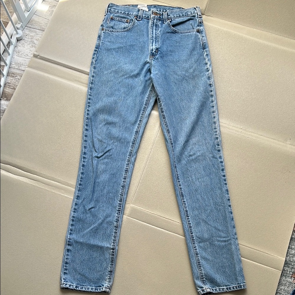 Carhartt Blue Traditional Fit Straight Denim Jeans 32 x 36